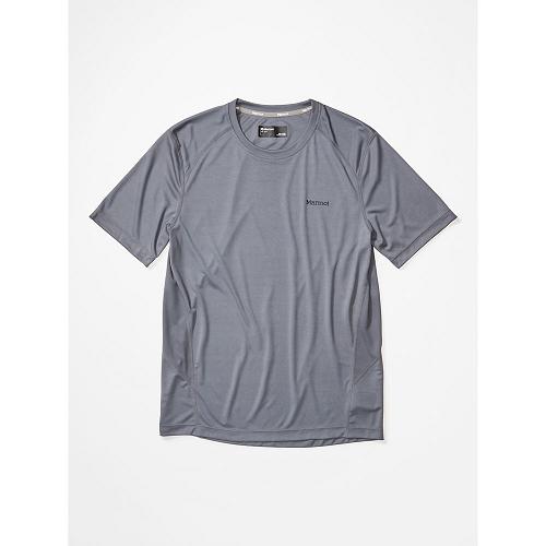 Marmot Clothes Grey NZ - Windridge T-Shirts Mens NZ7140328